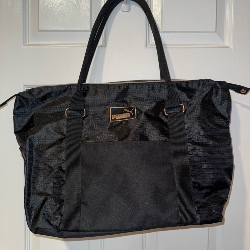 PUMA Black Tote Bag